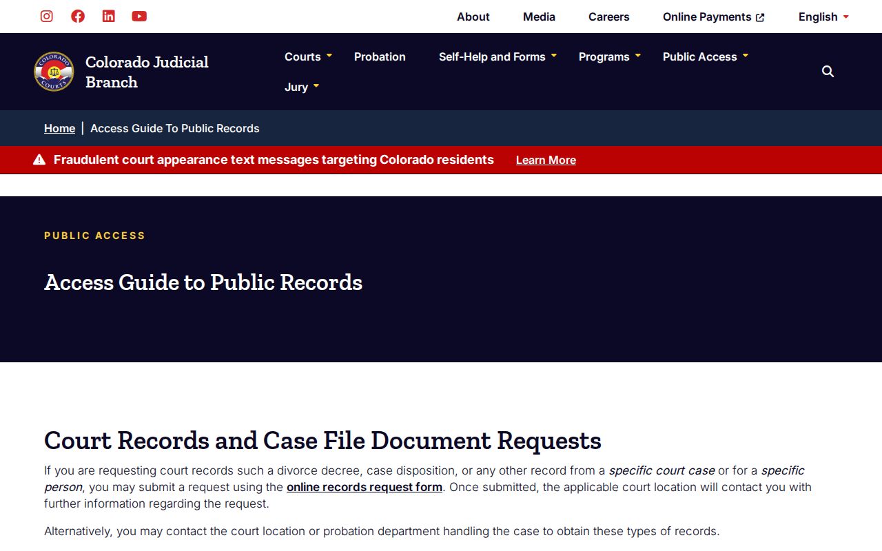 Routt County bench warrant online register limitations